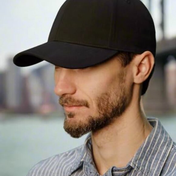 Cotton Baseball Cap Performance Cooling Classic Unisex Sporty Adjustable Buckle - Picture 3 of 8